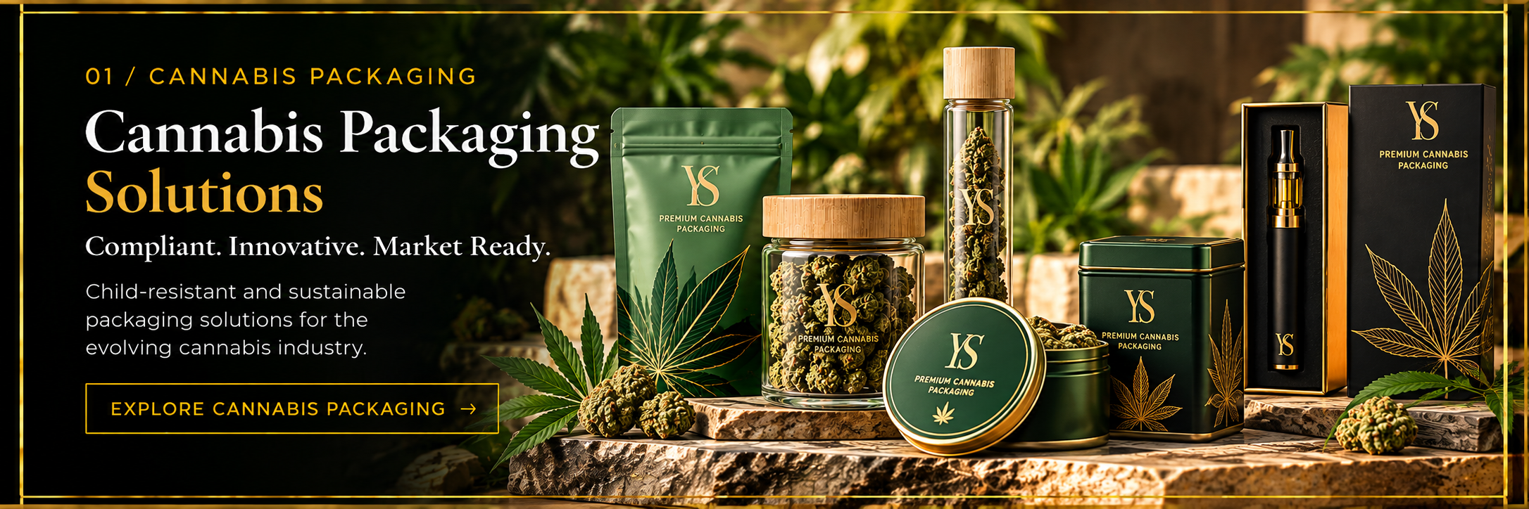 Cannabis Packaging Solutions — approved locked design