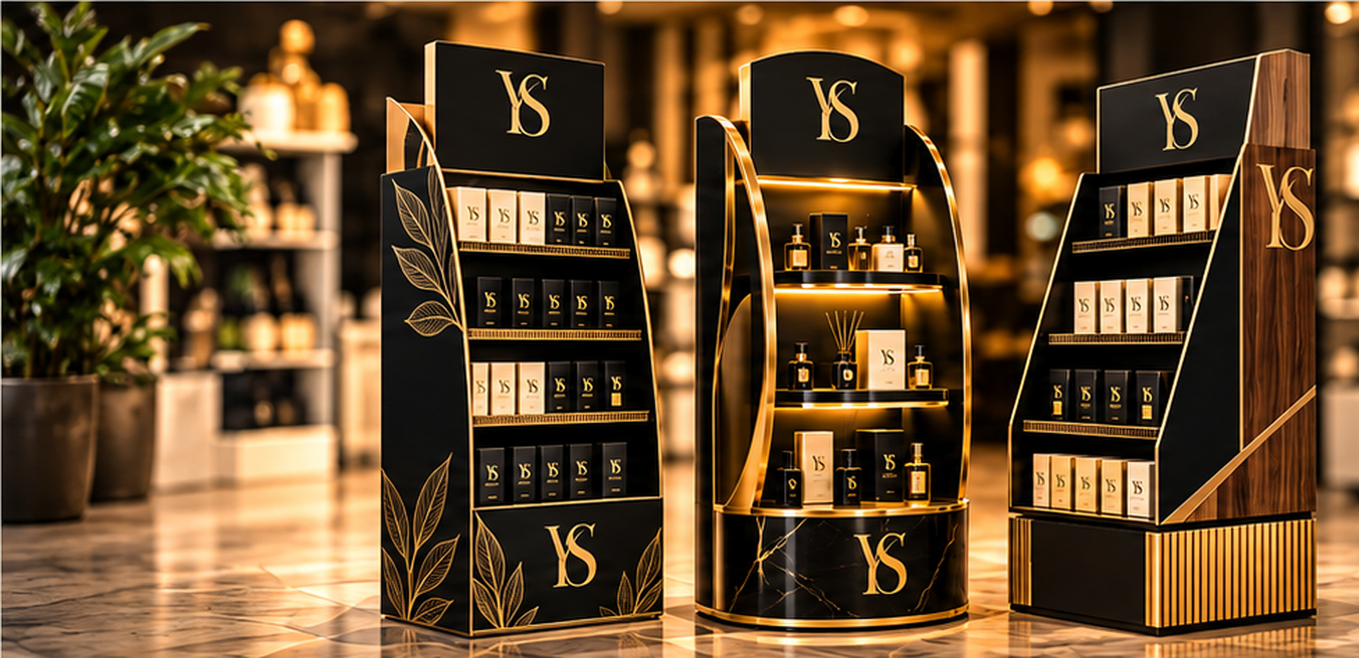 Floor Displays — approved locked design