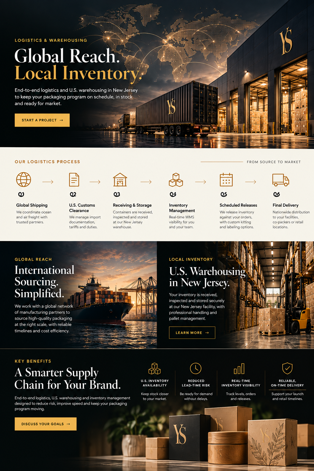 Global logistics, New Jersey warehousing and inventory management
